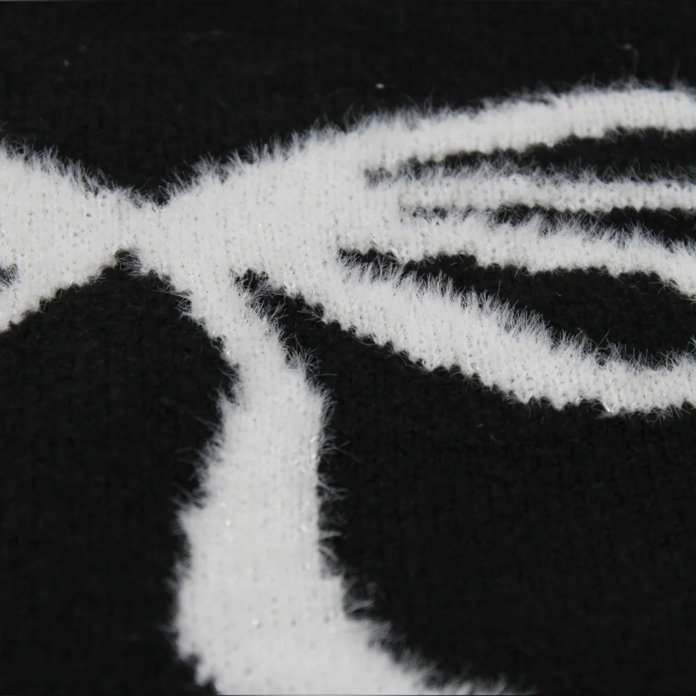 SO Black Bow Cropped Sweater – Juniors S - Picture 5 of 8